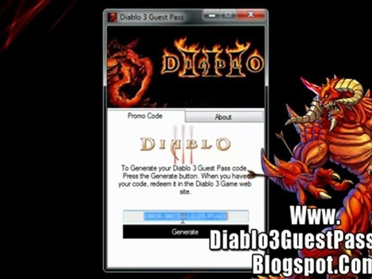 ⁣Diablo III Guest Pass Code Unlock Free - Tutorial