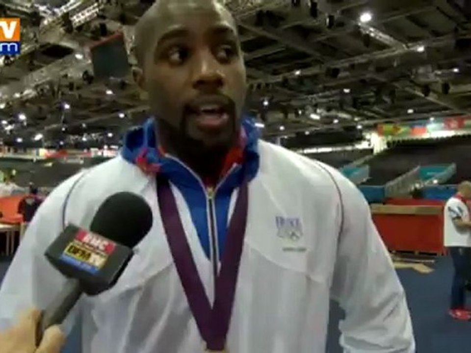 Judo : le Français Teddy Riner champion olympique des +100kg