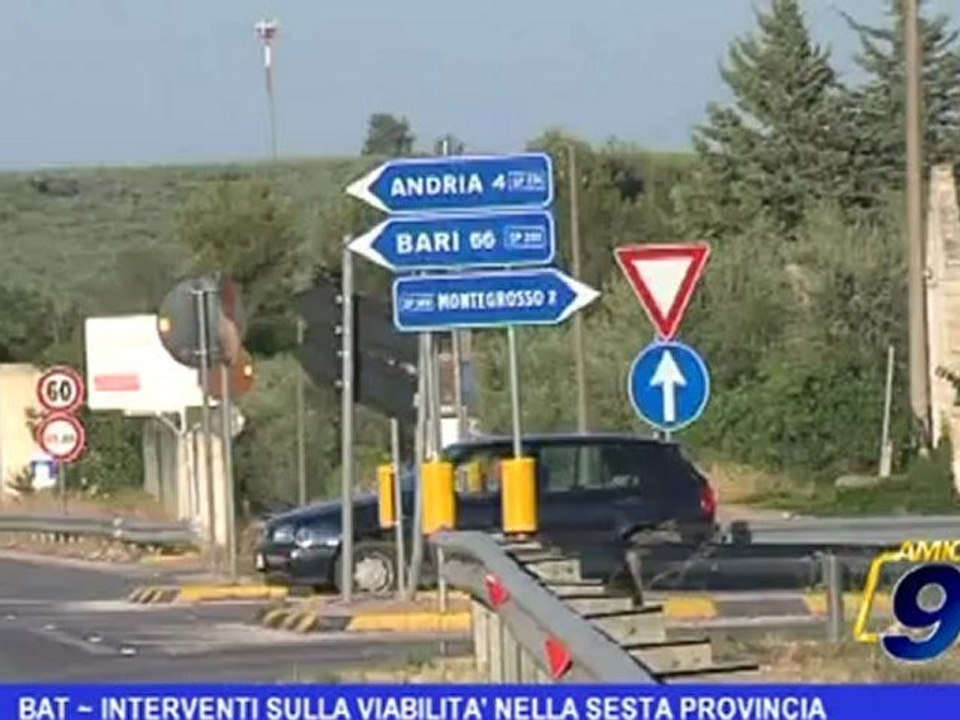 BAT | Interventi sulla viabilità nella sesta provincia