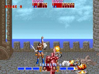 Golden Axe 2-Player Playthrough