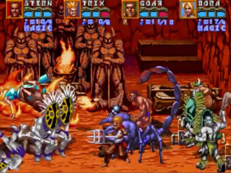 Golden Axe-Revenge of Death Adder 4-Player Playthrough Part 1
