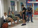 TG 03.08.12  Atterraggio d'emergenza a Bari per un volo Brindisi - Zurigo