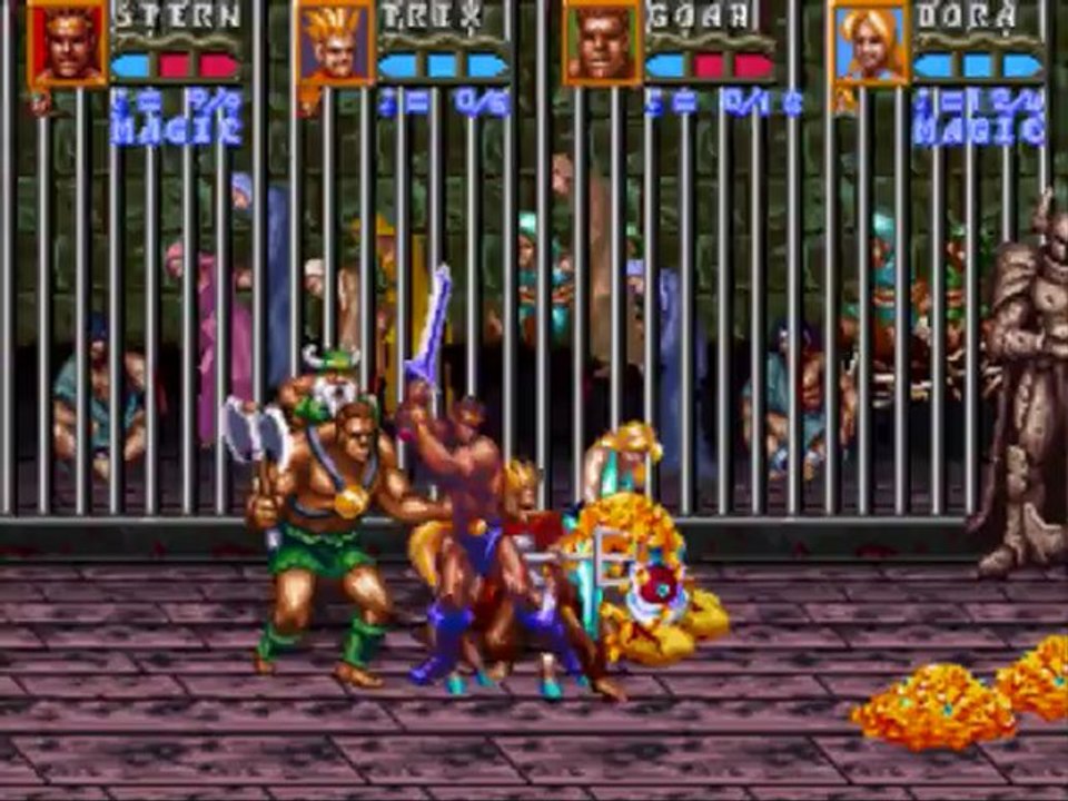 Golden Axe-Revenge of Death Adder 4-Player Playthrough Part 3