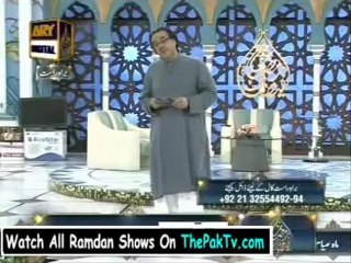 Faizan-e-Ramzan By Ary Digital - 4th August 2012 (Seher) Part 5