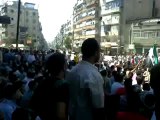 Syria فري برس حلب الشعّار حاشدة بعد صلاة الجمعة 3 8 2012 جـ2 Aleppo