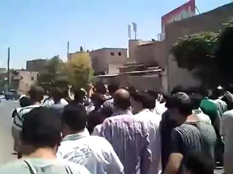 Syria فري برس حلب قاضي عسكر بشار الأسد حقو صرماية 3 8 2012 Aleppo