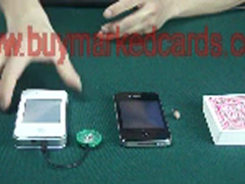 Iphone caméra de balayage pour lire des cartes marquées