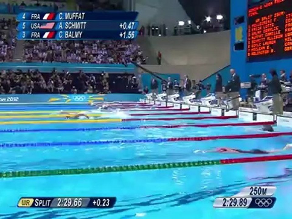 Londres 2012  400 libre femenino