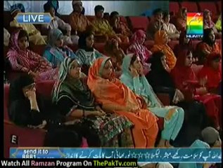 Noor e Ramzan Hum Ke Saath By Hum TV - 3rd August 2012 (Aftar) - Part 1