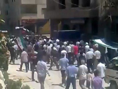 Syria فري برس ريف دمشق عين ترما تشييع الشهيد أحمد سلام 03 08 2012 ج4 Damascus
