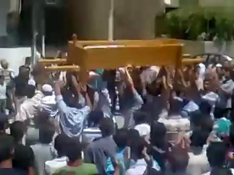 Syria فري برس ريف دمشق عين ترما تشييع الشهيد أحمد سلام 03 08 2012 ج2 Damascus