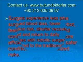 Robotic Surgery -www.butundoktorlar.com
