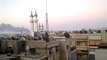 Syria فري برس حلب  الطيران الحربي  مييييغ  فوق سماء حلب 4 8 2012 Aleppo