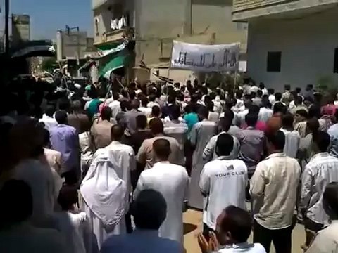 Syria فري برس حماه المحتلة مظاهرة في بلدة خطاب جمعة دير الزور النصر قادم من الشرق 3 8 2012 Hama