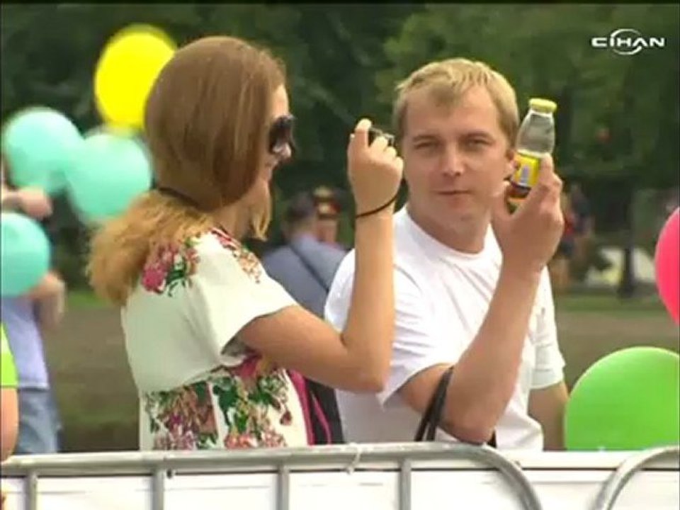 Rusya'da bisiklet bayramı