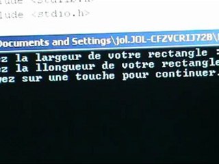 Calcul d'aires et de périmètres de rectangles. Cours du 6 août 2012