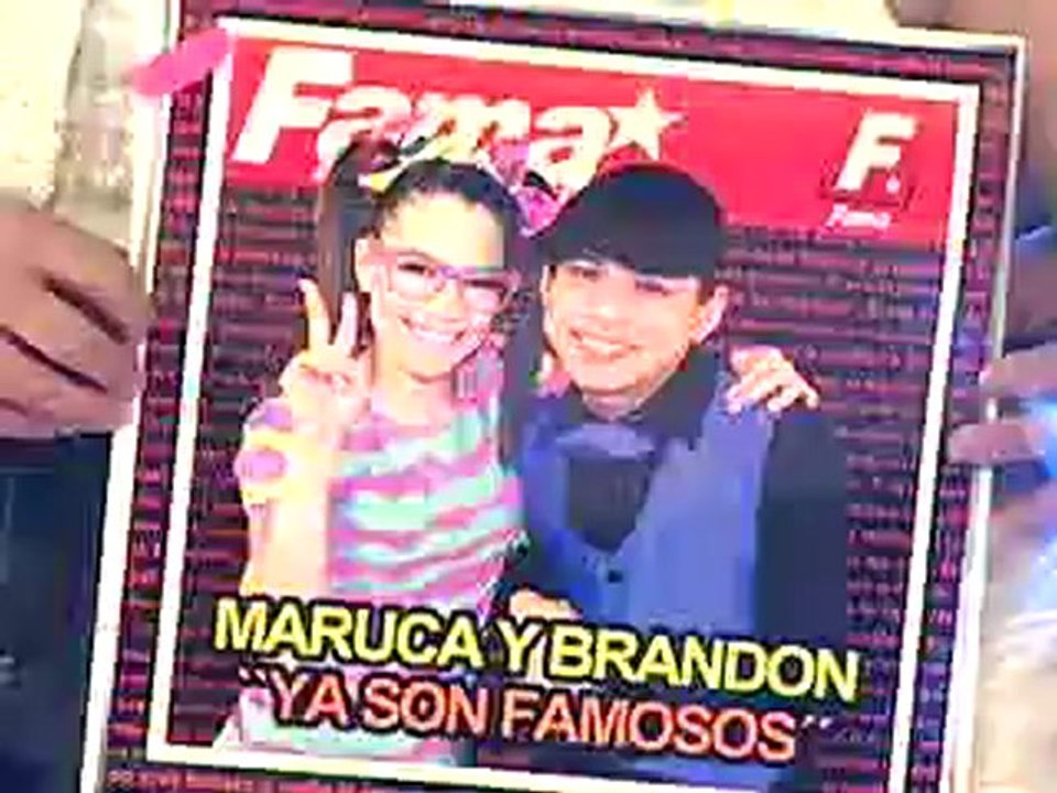 Maruca y Brandon Ganadores "Premios Fama"