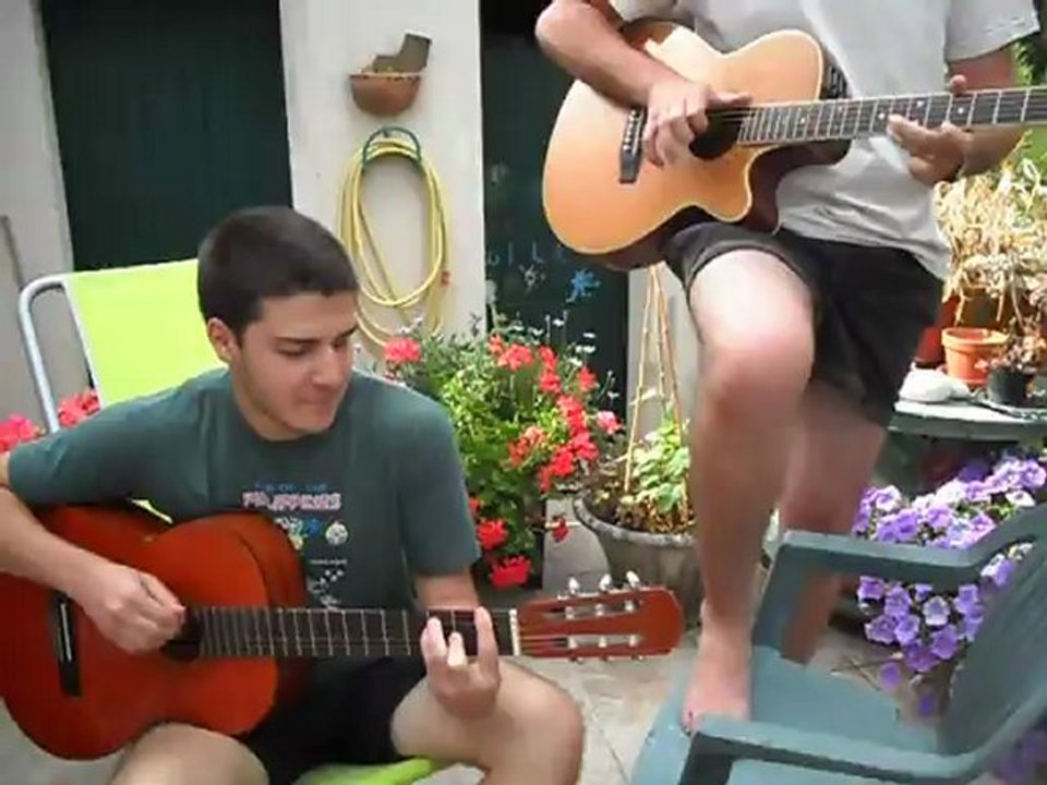 impro duo guitare a Nantillé