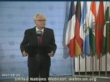 SYRIA - Vitaly I- Churkin (Russian Federation) - Security Council Media Stakeout