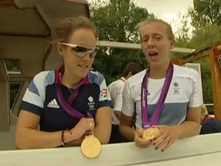 Sophie Hosking and Katherine Copeland on rowing victory