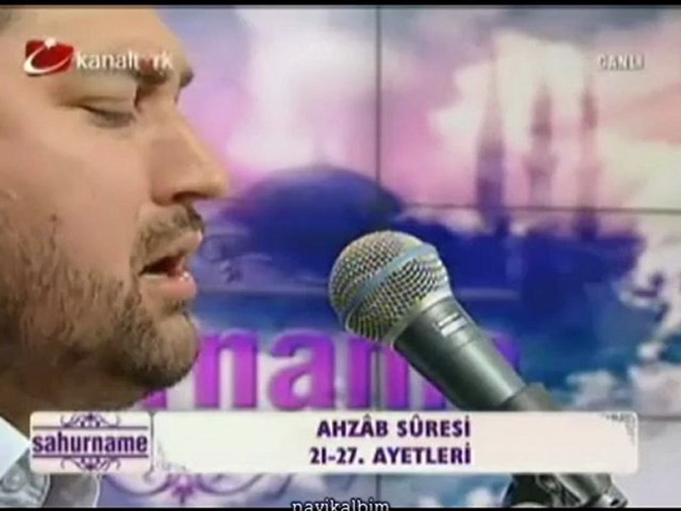 Rıza Günay Ahzab süresi Ramazan 2012 Kanal Türk