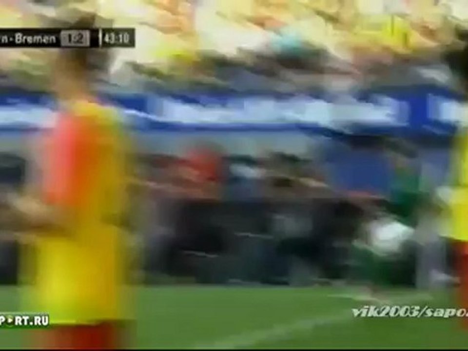 BAYERN Munchen 2-2(2-4pen) WERDER Bremen All goals /04.08.2012