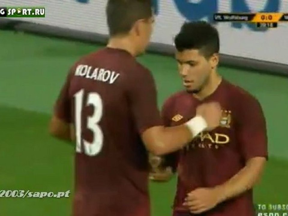 WOLFSBURG 0-2 MANCHESTER CITY All goals / 04.08.2012