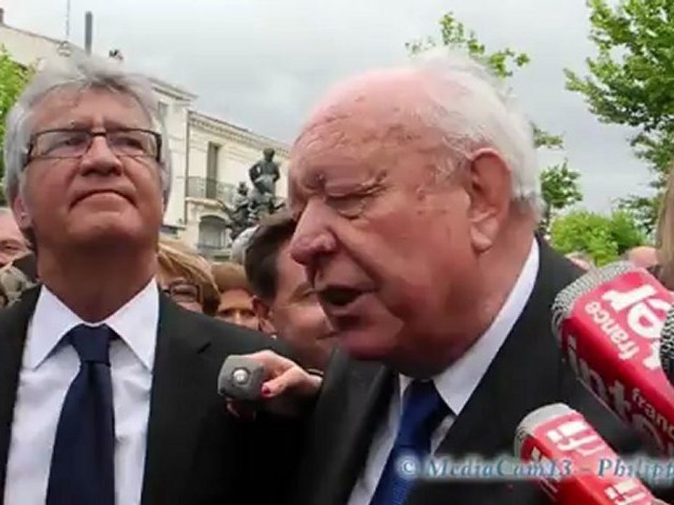 30/04/12 : Déplacement de Nicolas Sarkozy à Châteaurenard avec Bernard Reynès - Déclarations de Jean-Claude Gaudin