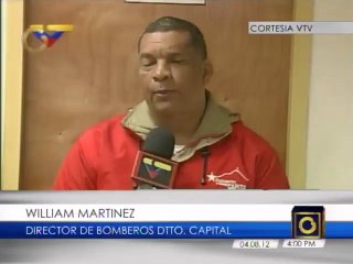 Director de Bomberos del Dtto. Capital presenta balance de lluvias
