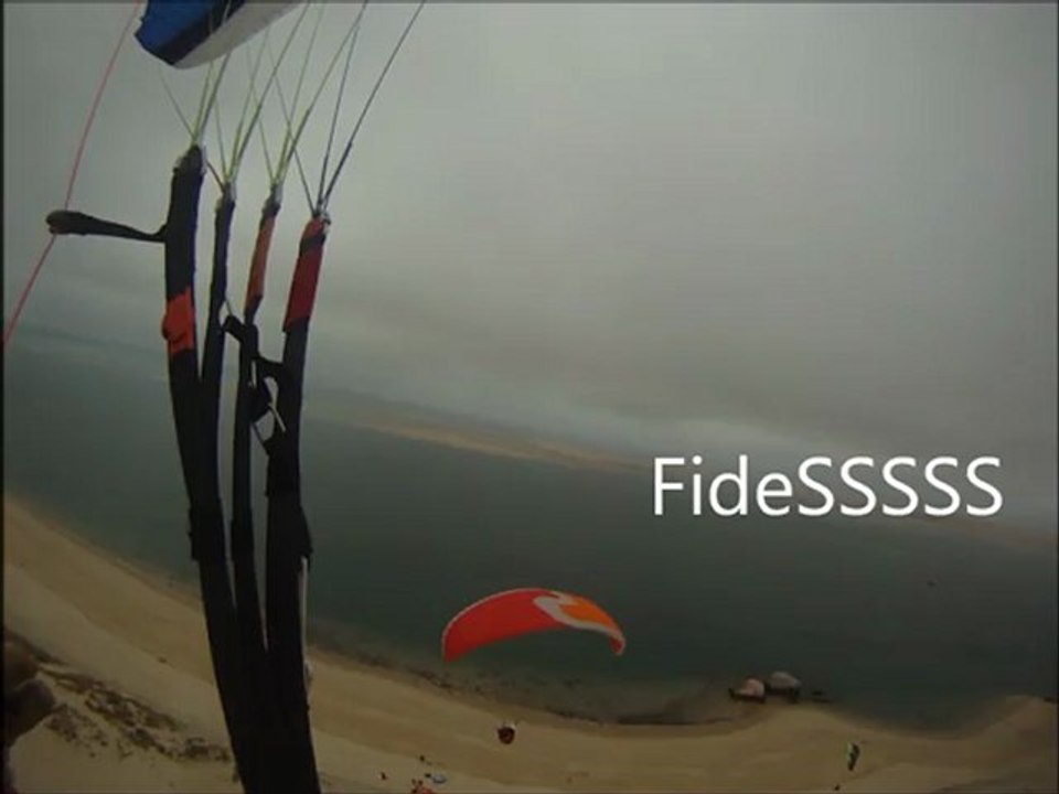 Parapente a la dune du  pyla juin 2012