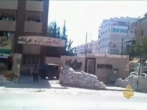 اشتباكات الجيشين الحر والنظامي في دمشق