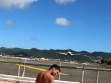 AirBus A320 landing in Princess Juliana Airport HD