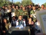 Syria فري برس ادلب  تشكيل كتيبة خليل الرحمن في ريف ادلب الجنوبي 4 8 2012 Idlib