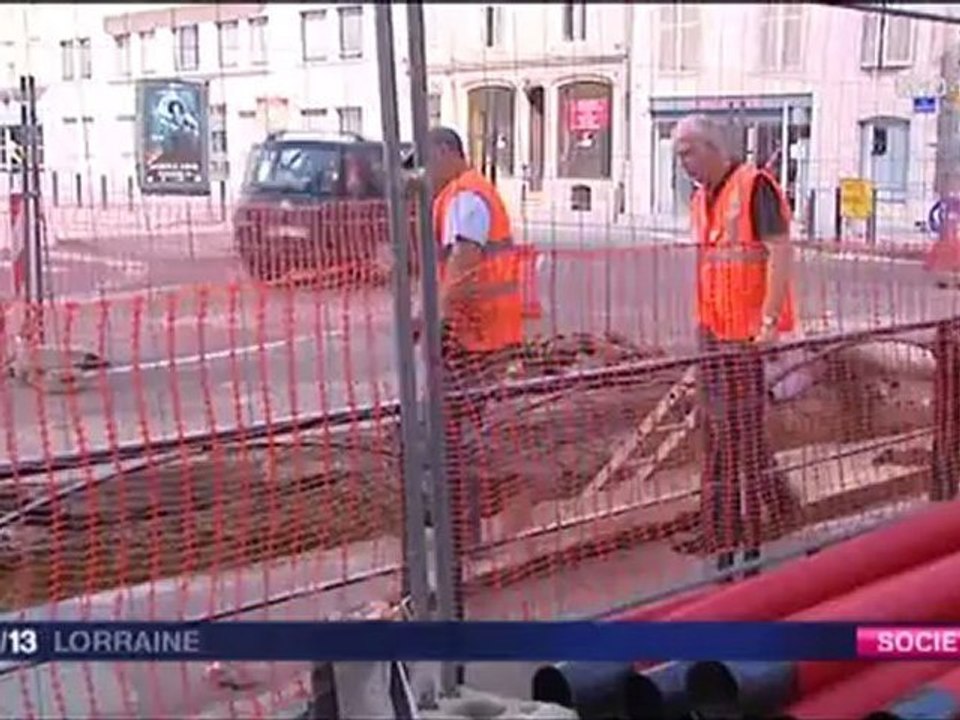 Brève travaux à Nancy + ITV J.F. Husson