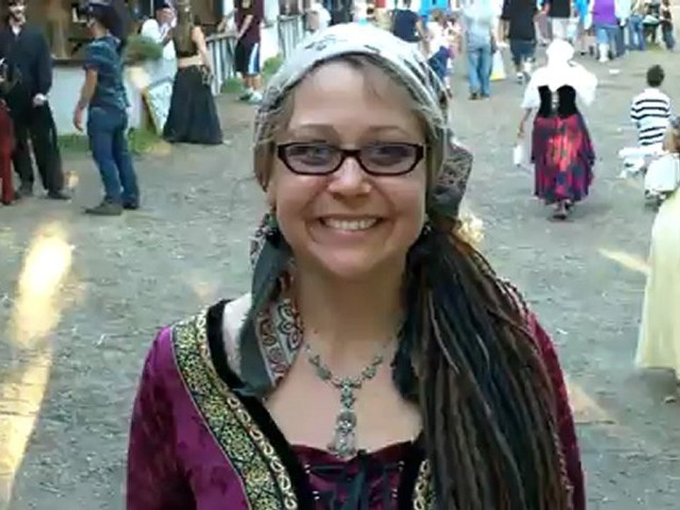 Sarah Shows Off Her Renaissance Festival Outfit, Holly, Michigan