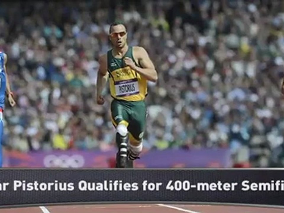 Phelps Shines; Double-Amputee Races