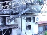 Syria فري برس احتراق منزل جراء القصف على الزبداني 5_8_2012 Damascus