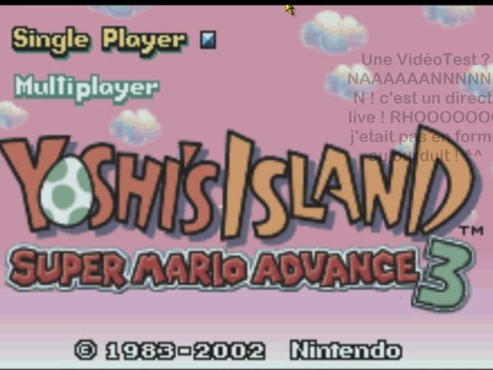 Direct-Live : Yoshi's Island (GBA)