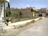 Syria فري برس درعا ناحتة آثار القصف العشوائي على المنازل 5 8 2012