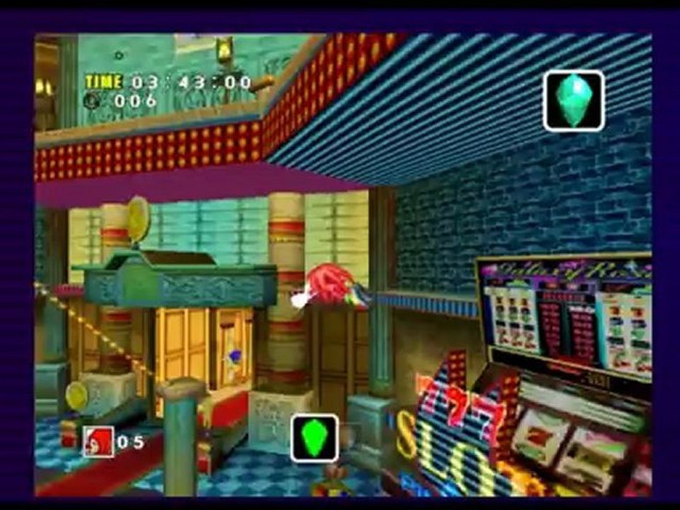 Sonic Adventure DX [Histoire Knuckles] La master emeraude est brisée il faut trouver les morceaux