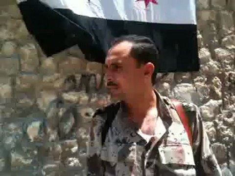 Syria فري برس تقرير عن تحرير حي الإذاعة مع النقيب واصل ايوب 5-8-2012