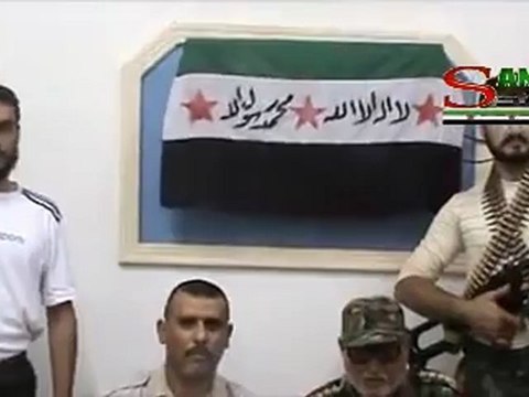 Syria فري برس ديرالزور إنشقاق العميد الركن فايز فياض من منصبه وإنضمامه للجيش الحر بدير الزور كتيبة المدينة المنورة 5 8 2012