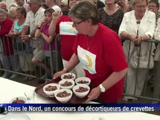 Les décortiqueurs de crevettes en forme olympique dans le Nord