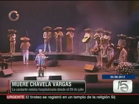 Murió Chavela Vargas en México