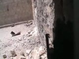 Syria فري برس حلب حي المرجة أثار القصف العشوائي 5 8 2012ج1