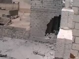 Syria فري برس حلب حي المرجة أثار القصف العشوائي 5 8 2012ج3
