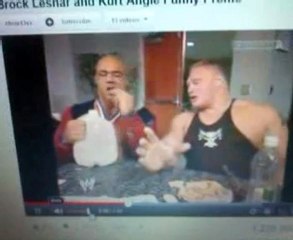 kurt angle y brock lesnar