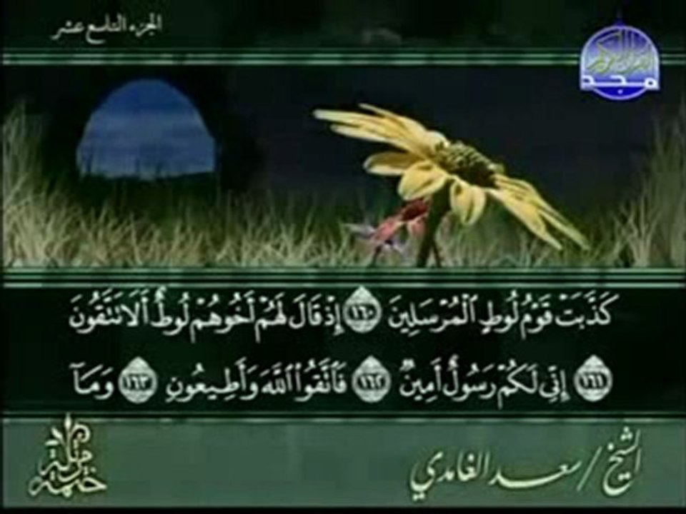 القرآن كامل الجزء ( 19 ) بصوت سعد الغامدي