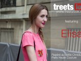 Street style mode  de Elisa à la fashion week de Paris