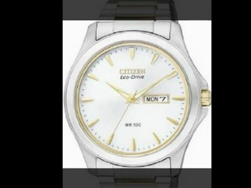 Citizen Classic Eco-drive Two Tone Stainless Steel White Dial For Sale